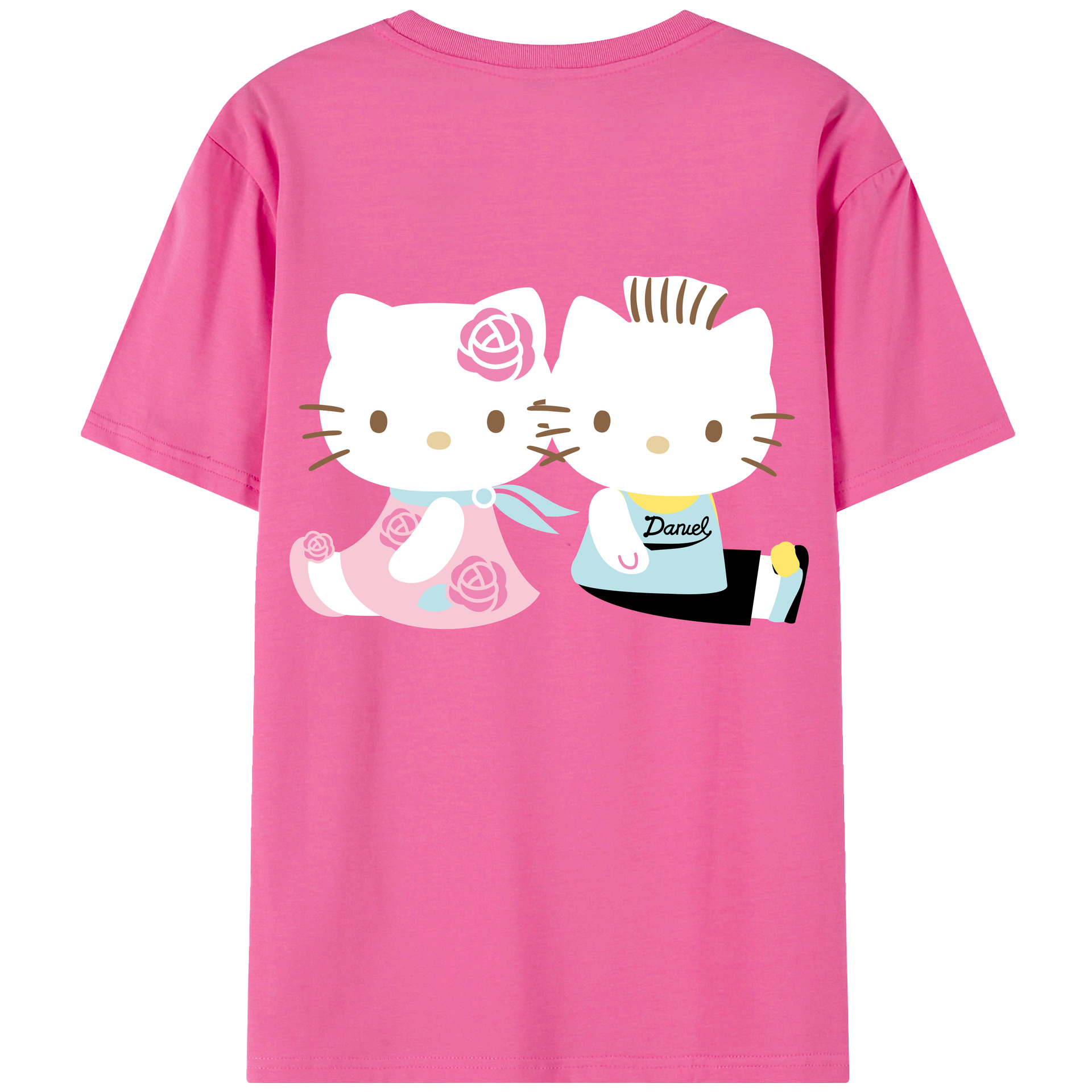 （画像用） Hello Kitty ハローキティ レディース半袖Tシャツ(バックプリント)
